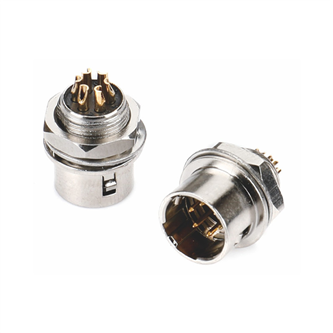 09 HR10A 6P公头面板式